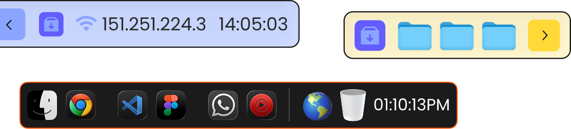 ExtraDock Visual